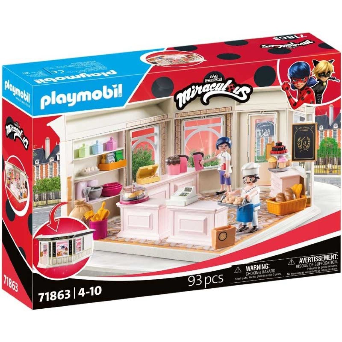 Playmobil Kouzelná Beruška a Černý kocour: Francouzská pekárna