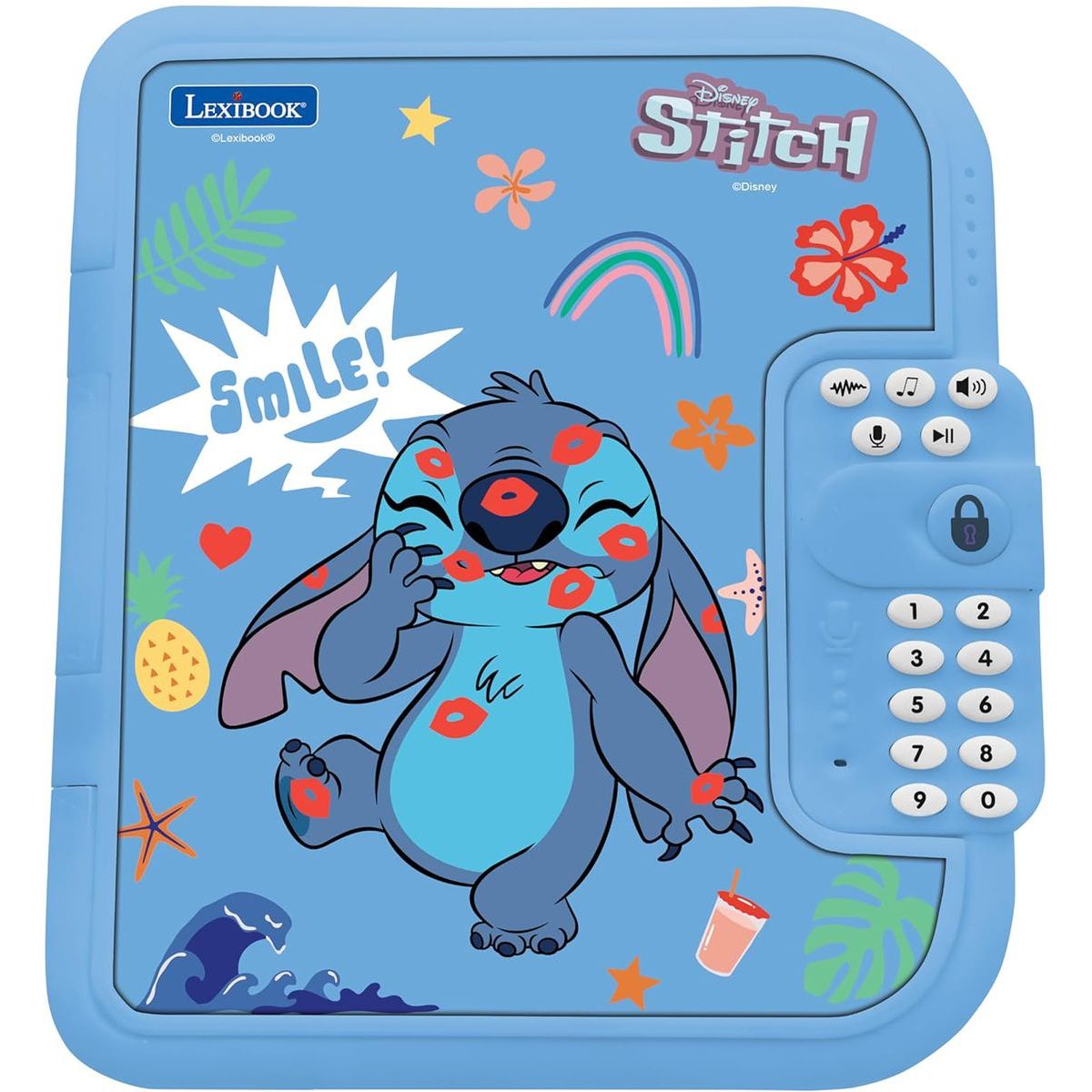 Lexibook Elektronický zápisník Secret Safe Disney Stitch