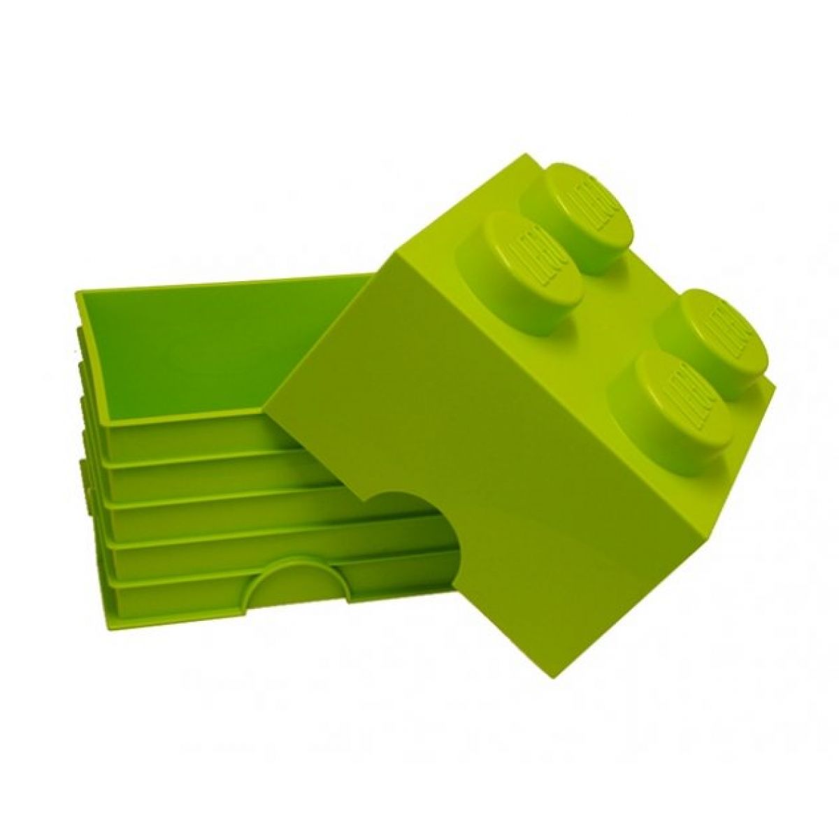 LEGO® Úložný box 25 x 25 x 18 cm světle zelená