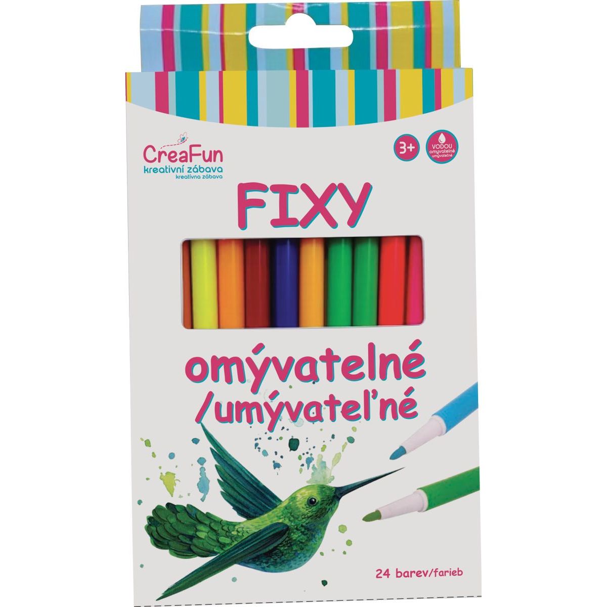 Sparkys Fixy omyvatelné 24 barev