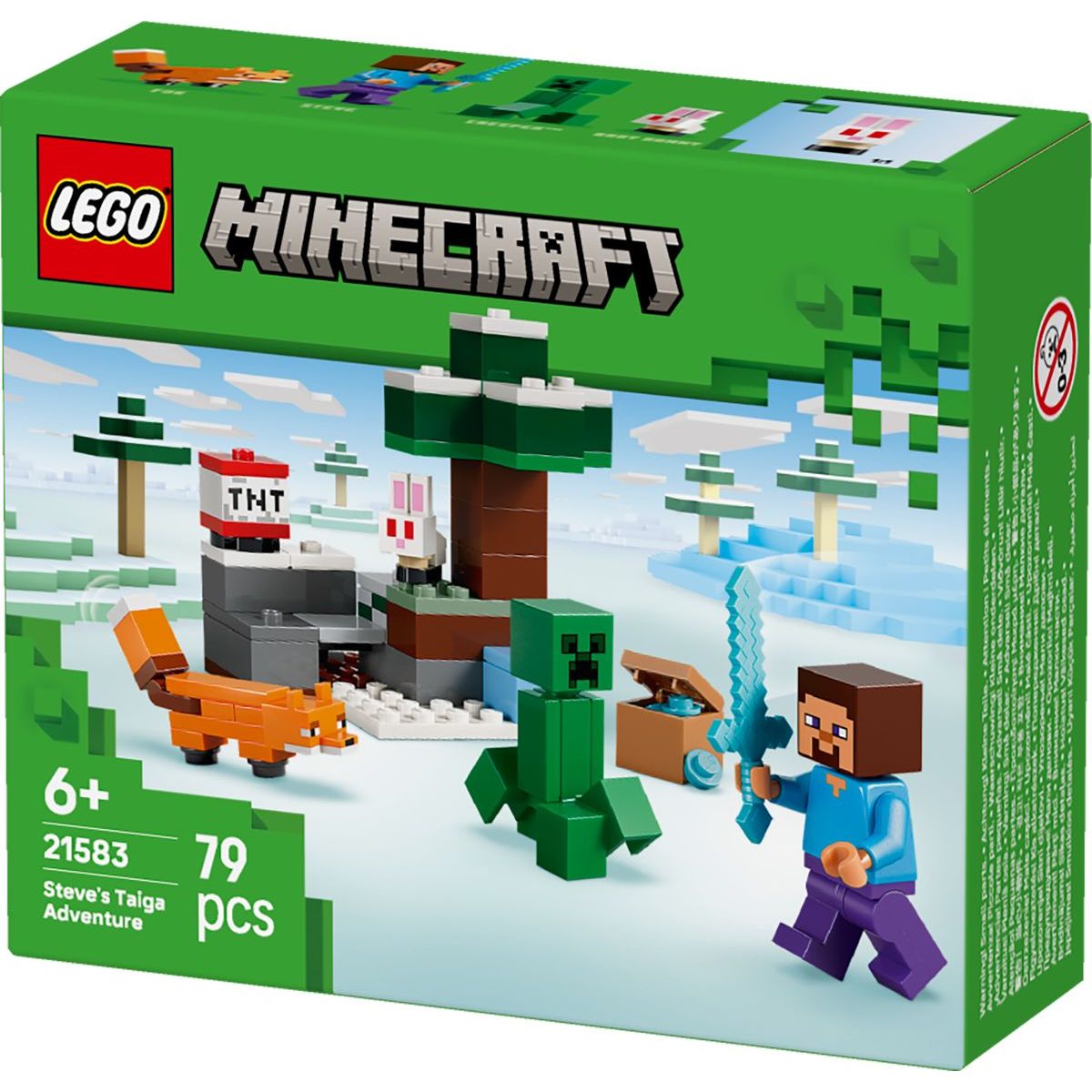 LEGO® 21583 Steve a dobrodružství v tajze