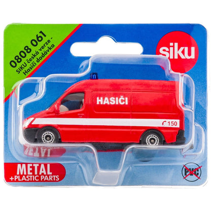 Siku 1043080806100 česká verze Hasiči dodávka