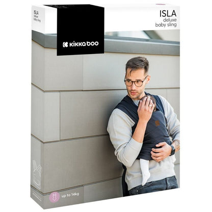KikkaBoo Šátek na nošení dětí Isla Black