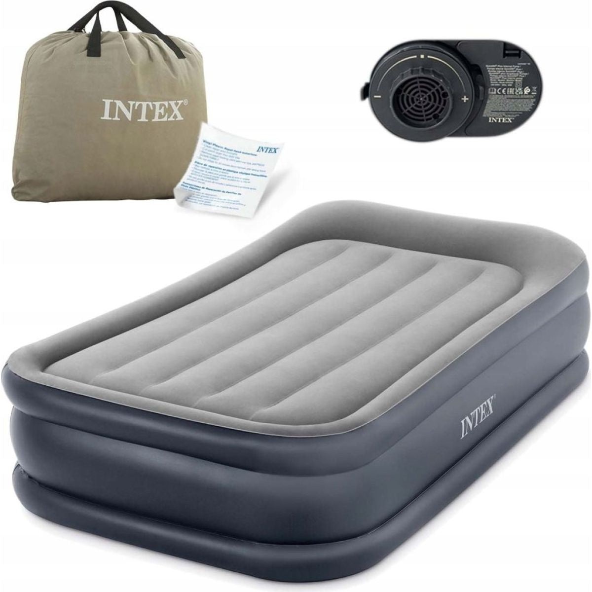 Intex 64132ND Nafukovací matrace Twin Deluxe 99 x 191 x 42 cm - Poškozený obal