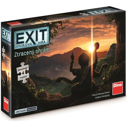 Dino Úniková hra s puzzle: Ztracený chrám párty hra