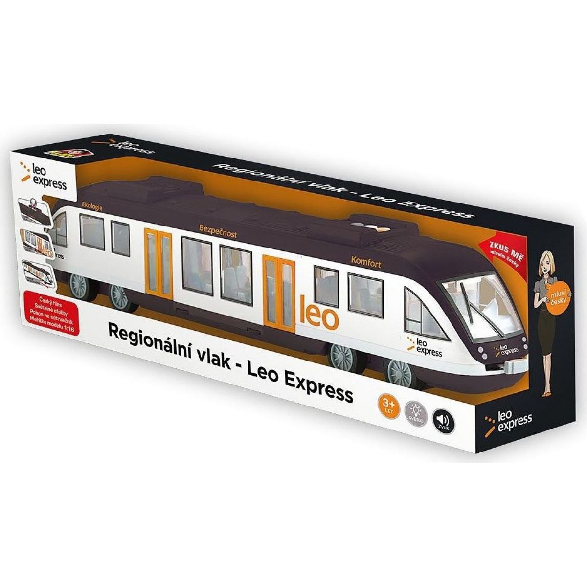 Regio Leo express na setrvačník se světlem a zvukem
