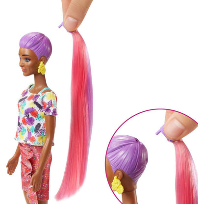 Mattel Barbie Color Reveal panenka pěna plná zábavy Jahoda