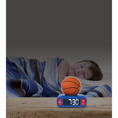 Lexibook Budík Basketbal se svítícím míčem