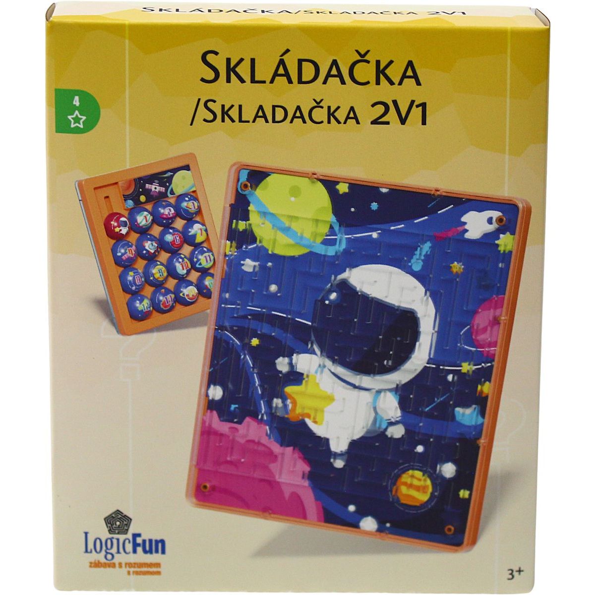 Sparkys Hlavolam Huarong Road 4. - modrý