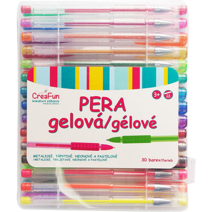 Sparkys CreaFun - Gelová pera 30 barev