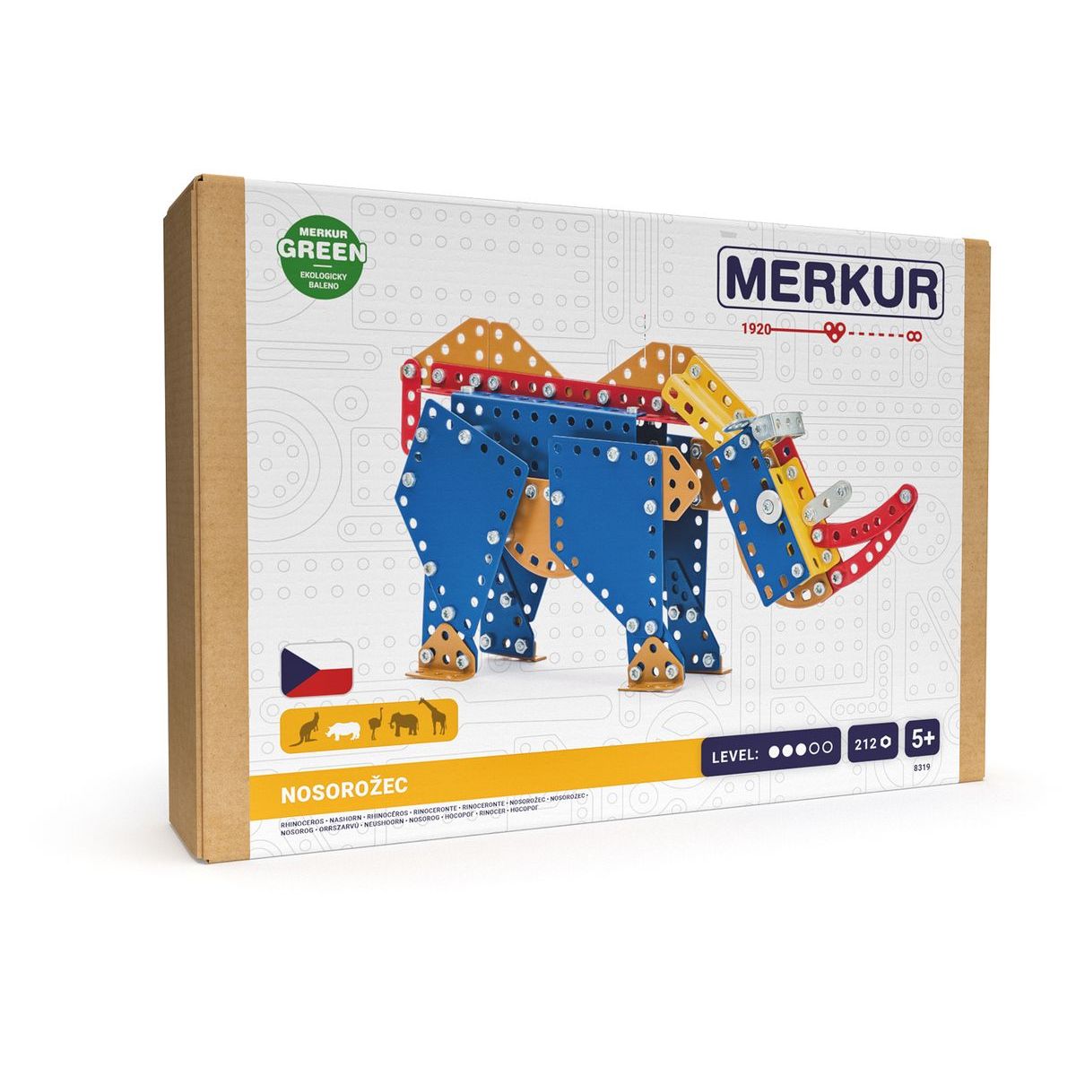 Merkur ZOO - Nosorožec, 212 dílků