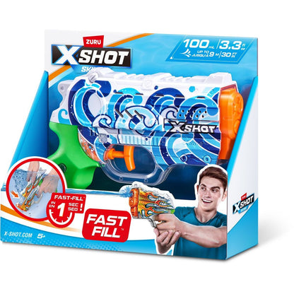X-SHOT Vodní pistole Nano Fast fill Skins - plameny