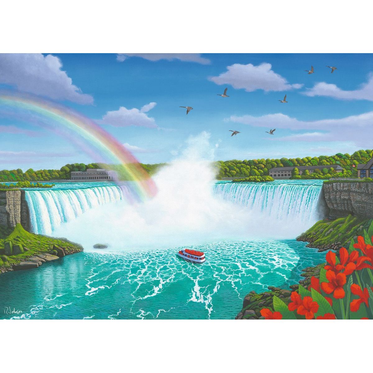 Niagarské vodopády 1000 dílků