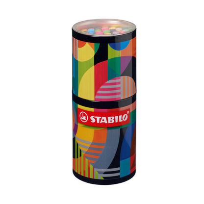 Jemný liner - STABILO point 88 - ARTY - 45 ks plechová dóza