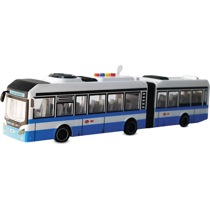 Sparkys CITY SERVICE CAR - 1:16 Kloubový autobus - modrý na setrvačník se zvuky