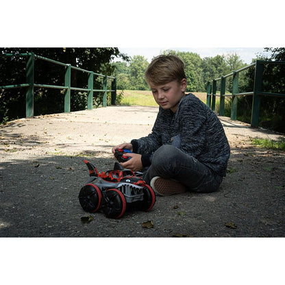 RC obojživelné auto žralok červený