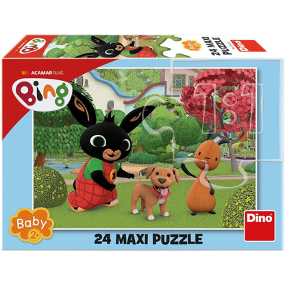 Dino Puzzle maxi Bing s pejskem 24 dílků