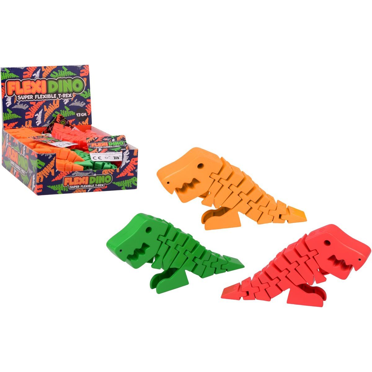 Pohyblivý Flexy Dino T-Rex 13 cm