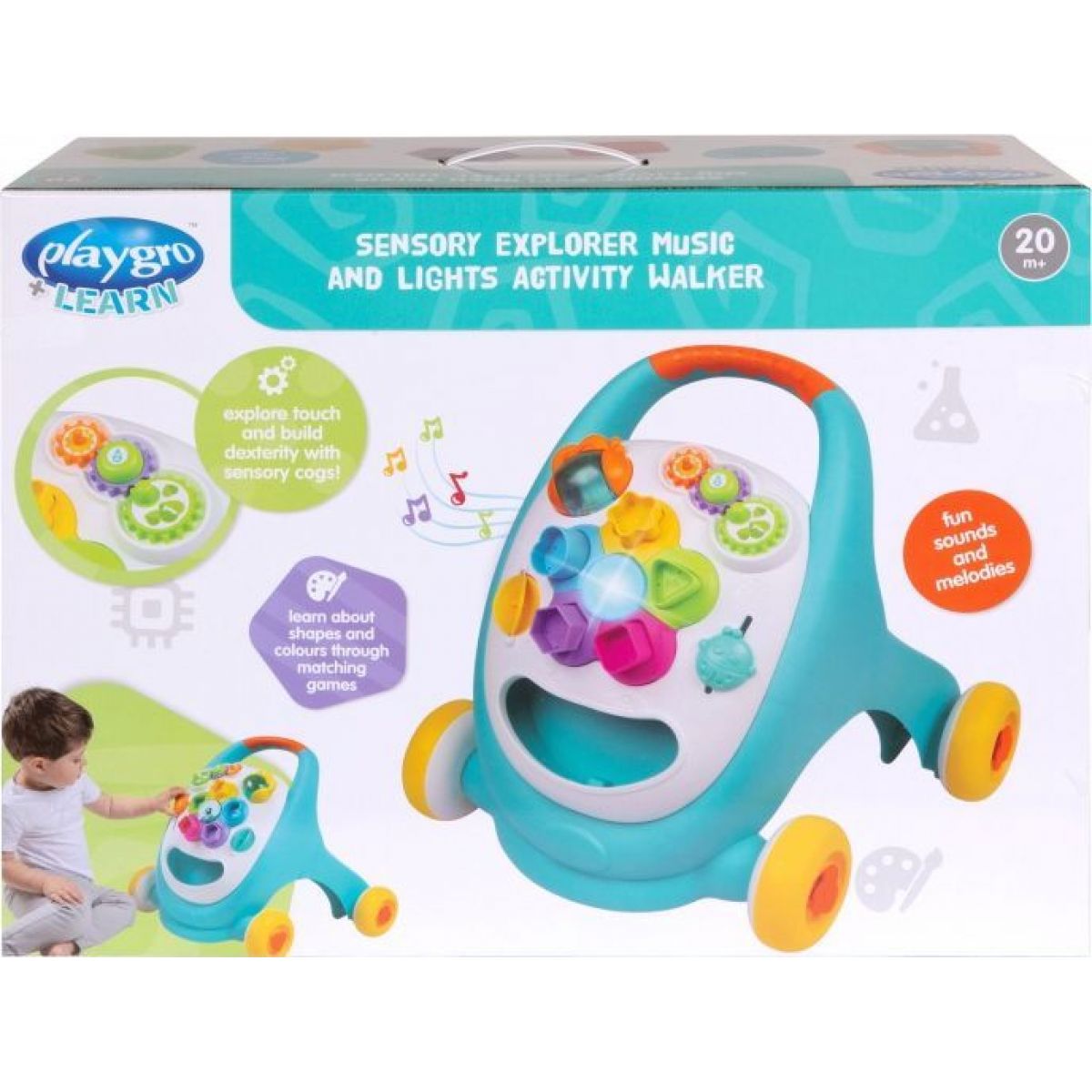 Playgro interaktivní chodítko s hudbou