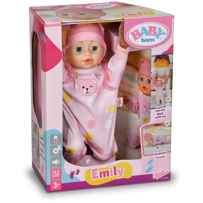 BABY born Emily se učí chodit, 43 cm