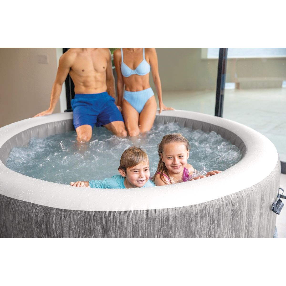 Intex 28442NP Vířivka PureSpa™ Greywood Bubble Deluxe pro 6 osob