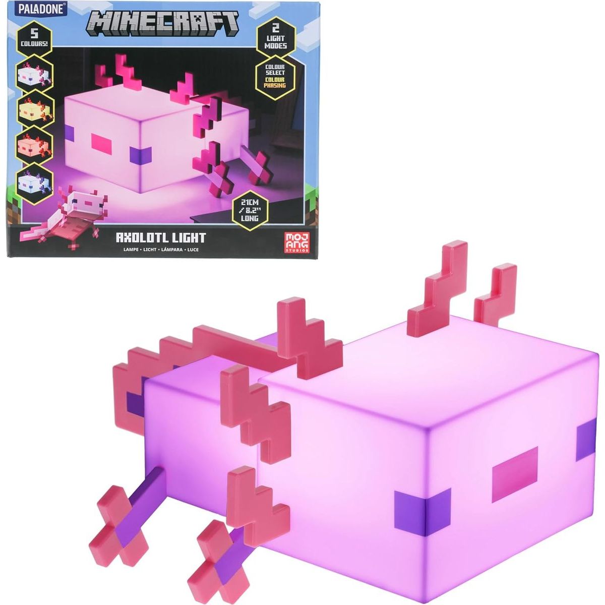 Minecraft Světlo Axolot