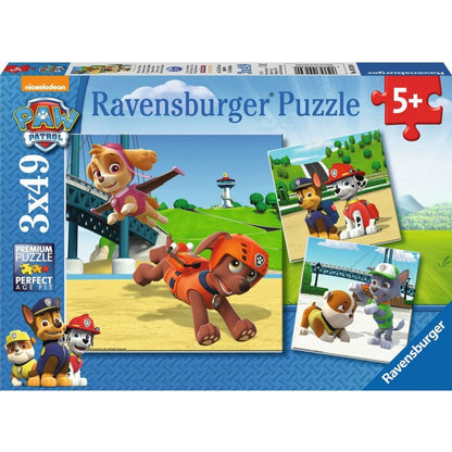 Ravensburger Puzzle Tlapková patrola Psí tým 3 x 49 dílků