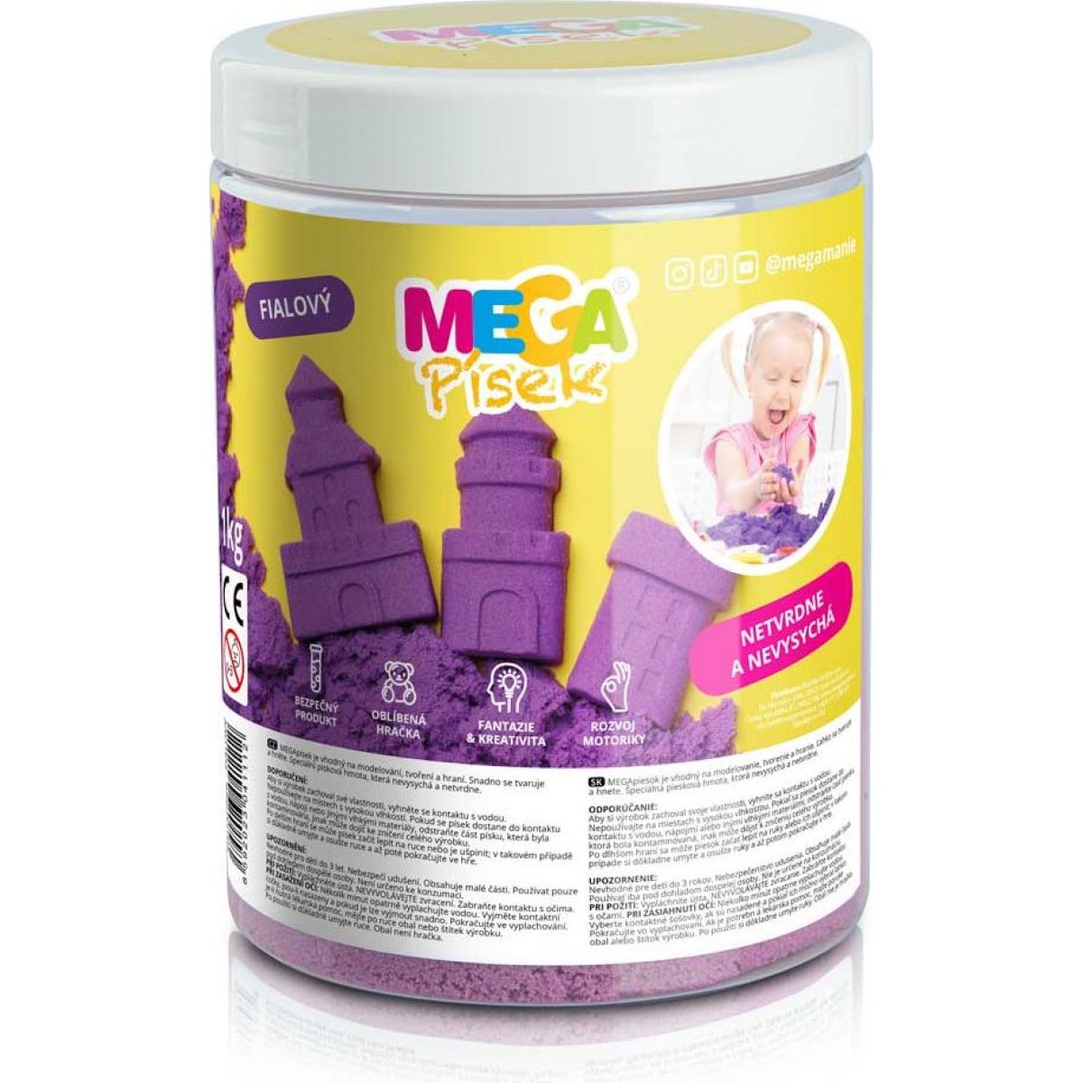 MEGApísek fialový