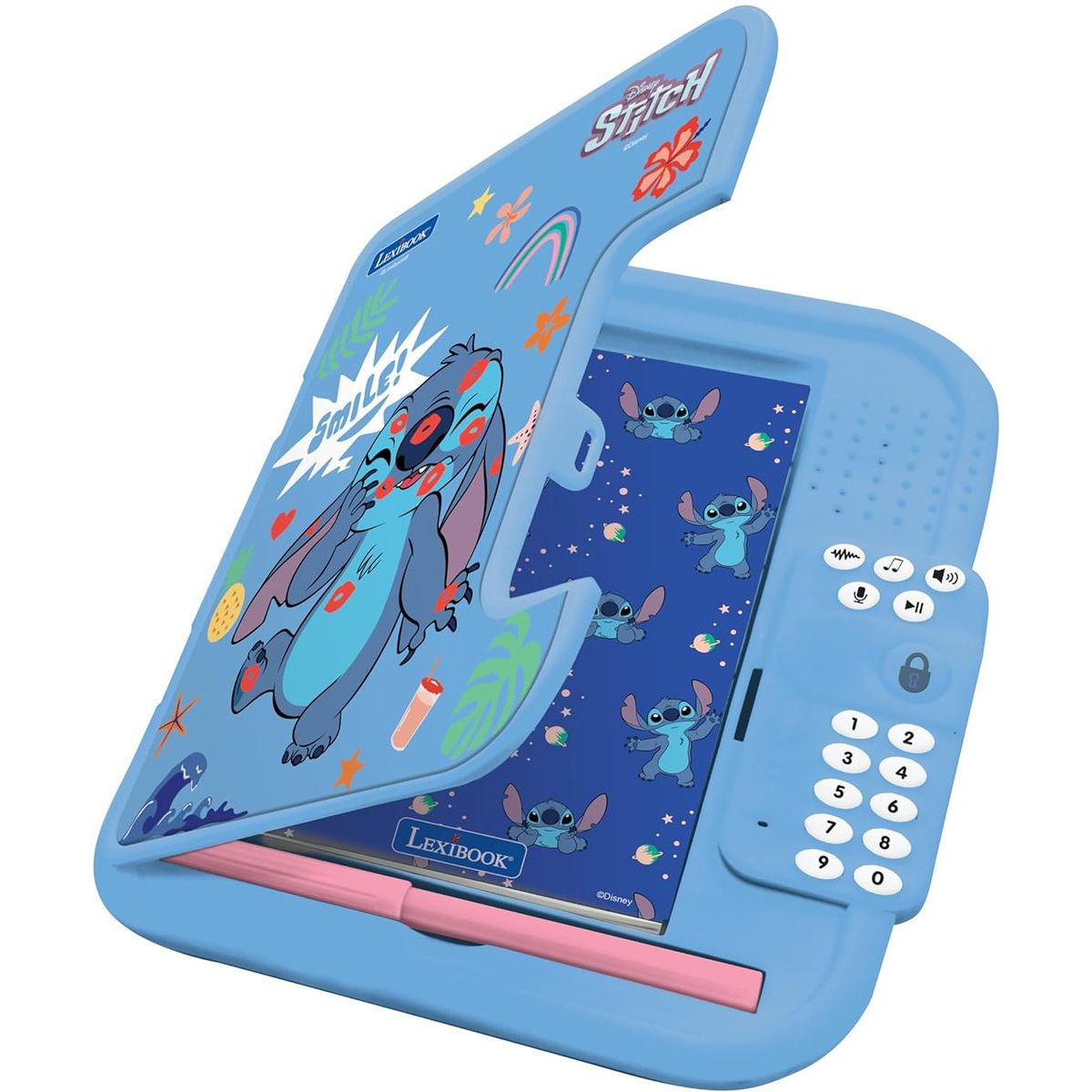 Lexibook Elektronický zápisník Secret Safe Disney Stitch