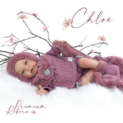 Nines Reborn Premium Chloe 48 cm 30215 - Poškozený obal