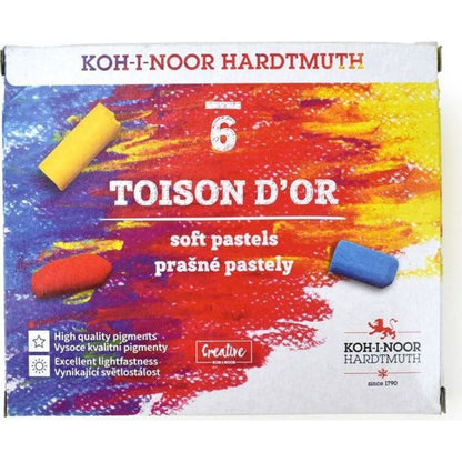 Koh-i-noor sada kříd prašných uměleckých 10 mm 6 ks Toison D'or