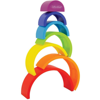 Infantino Skládačka duha Magic Rainbow