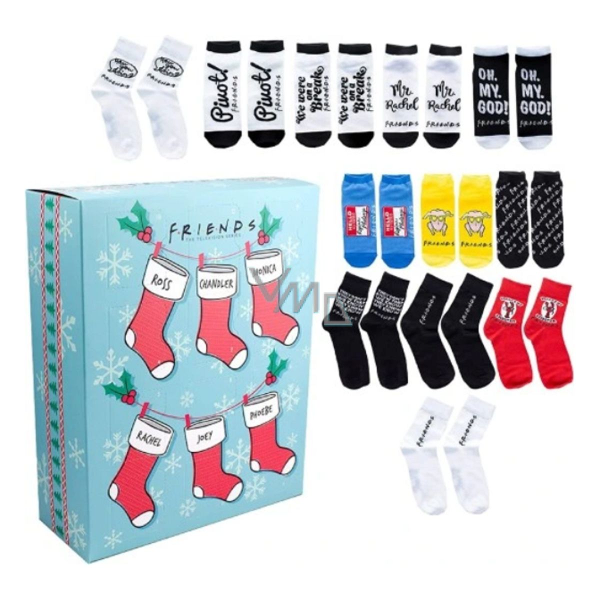 Adventní kalendář Přátelé ponožky