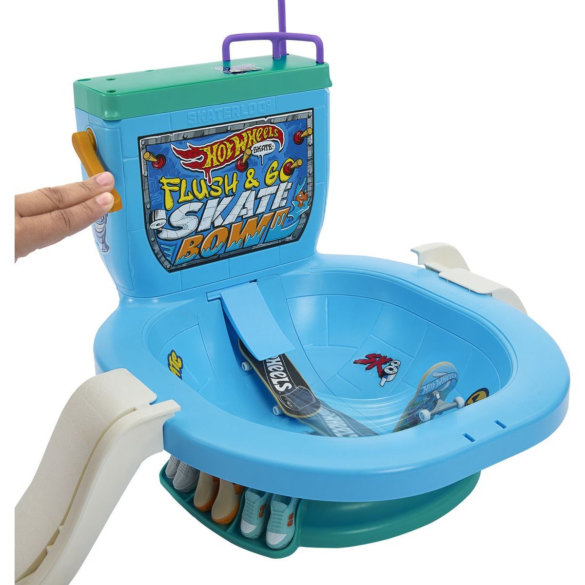 Hot Wheels Skates Splachovací fingerboard skatepark