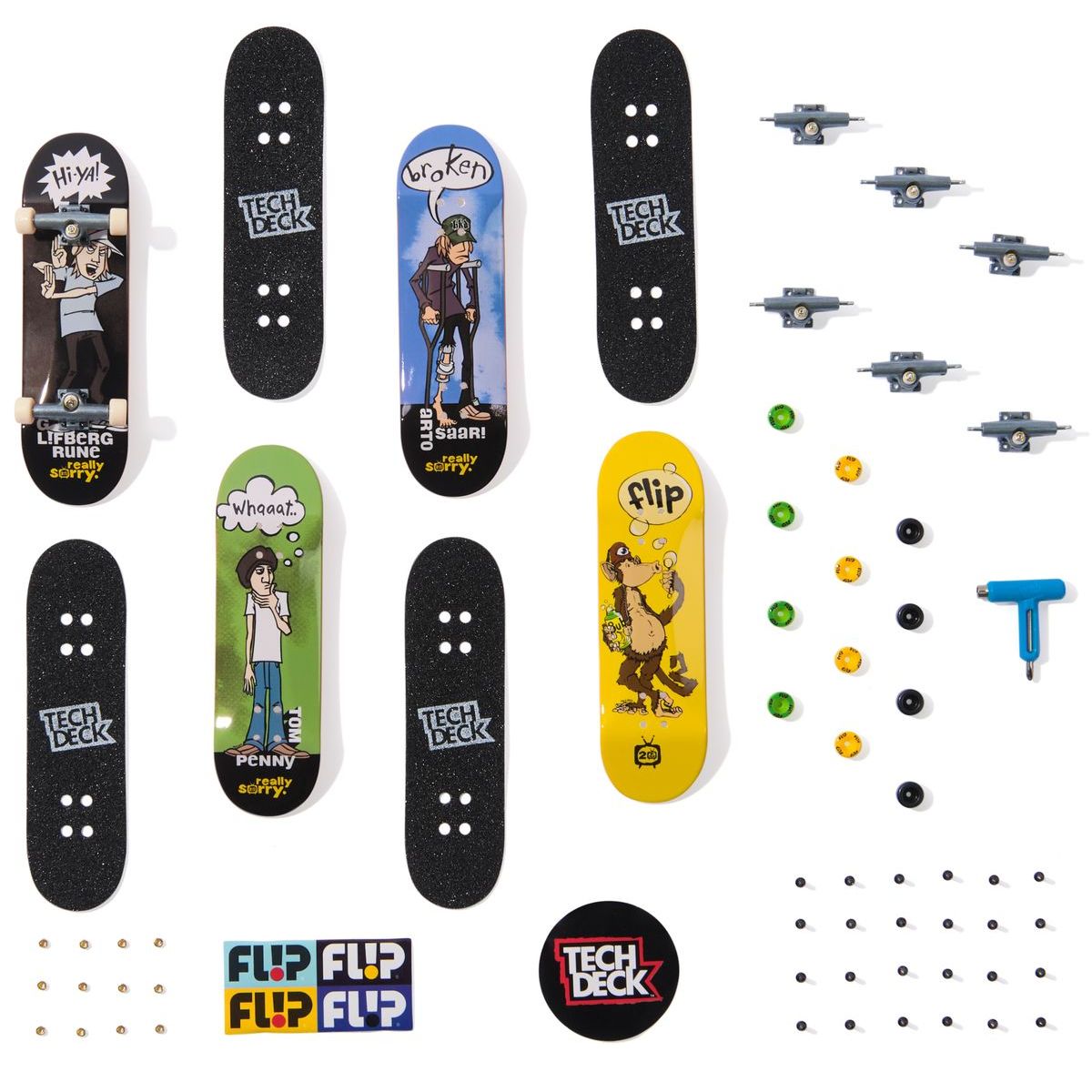 Tech Deck Fingerboard čtyřbalení Flip 2