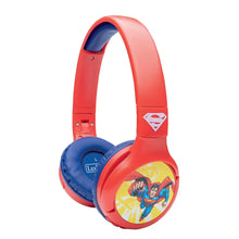 Lexibook 2v1 bluetooth skládací sluchátka Superman s limitem hlasitosti