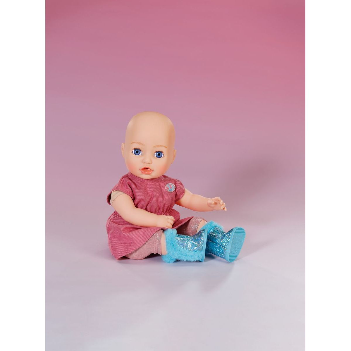 BABY born Třpytivé boty 43 cm modré