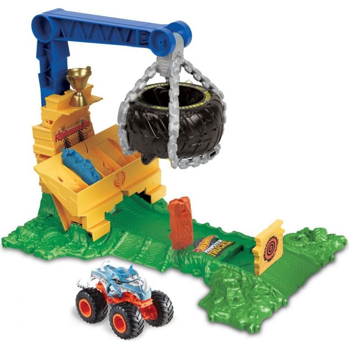Hot Wheels Monster Trucks Aréna: výzva pro Rhinomita herní set