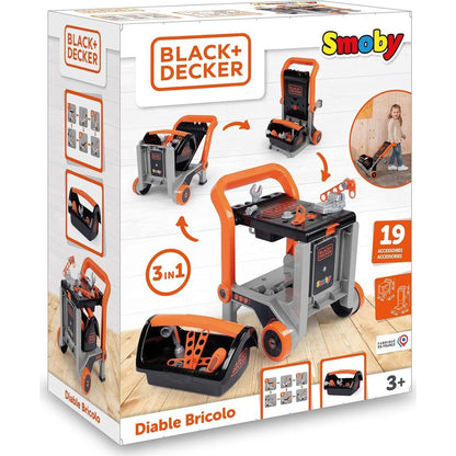 Smoby Black & Decker Dílenský vozík