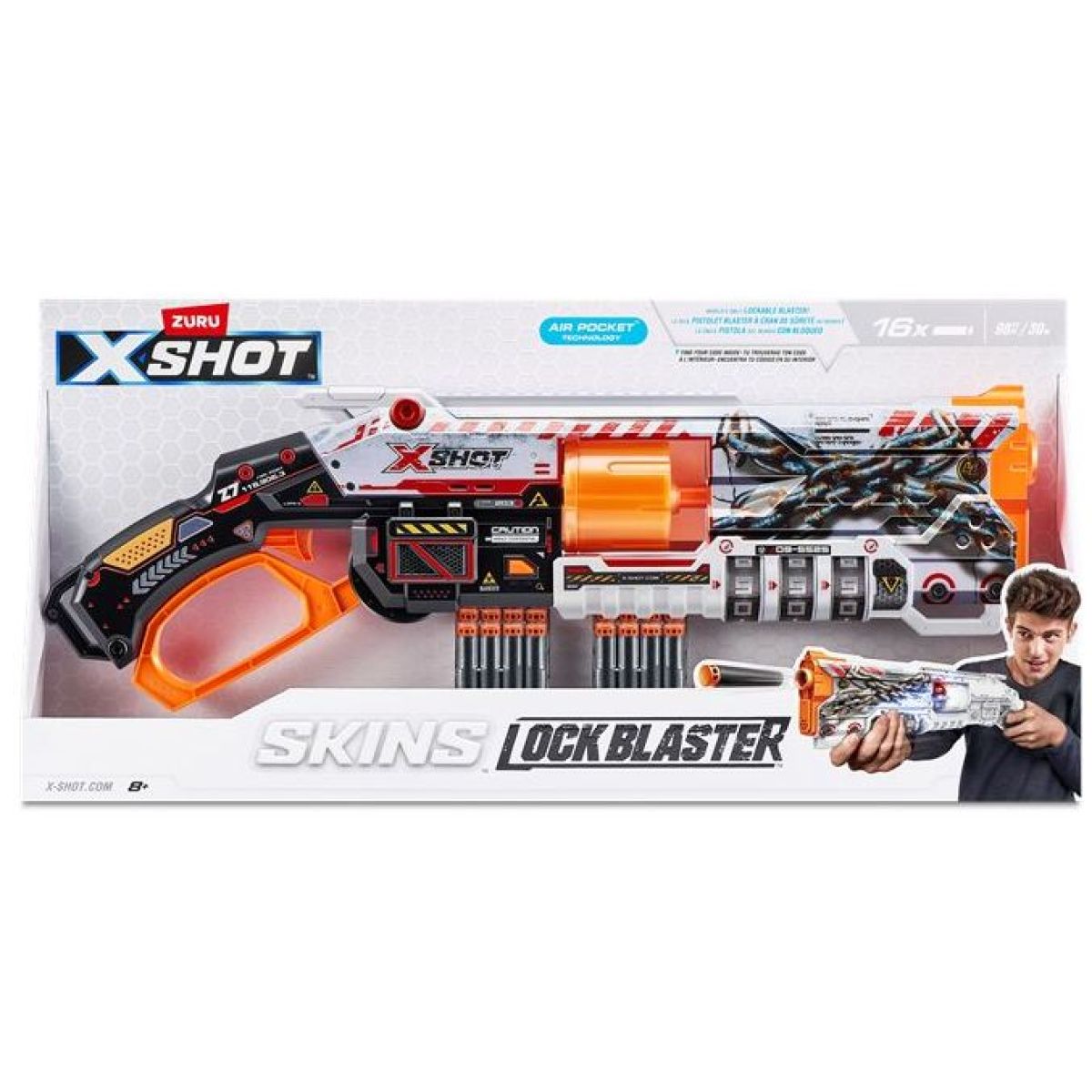 ZURU X-SHOT Skins Lock Gun