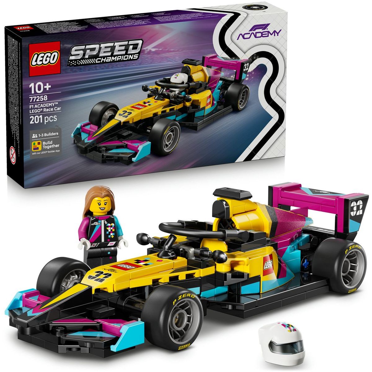 LEGO® Speed Champions 77258 Závodní auto F1 ACADEMY™