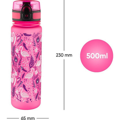 BAAGL Tritanová láhev na pití Flamingo 500 ml