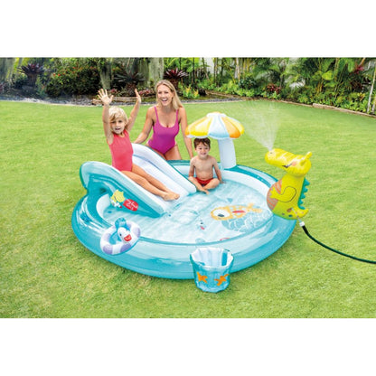 Intex 57165NP Centrum hrací krokodýl 201 x 170 x 84 cm - Poškozený obal