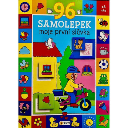 Moje první slůvka 96 samolepek, kniha pro nejmenši