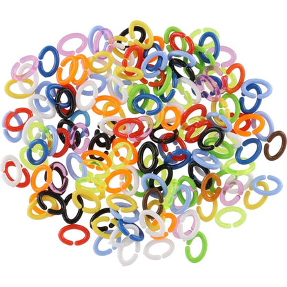 Céčka barevná 150 ks plast v sáčku