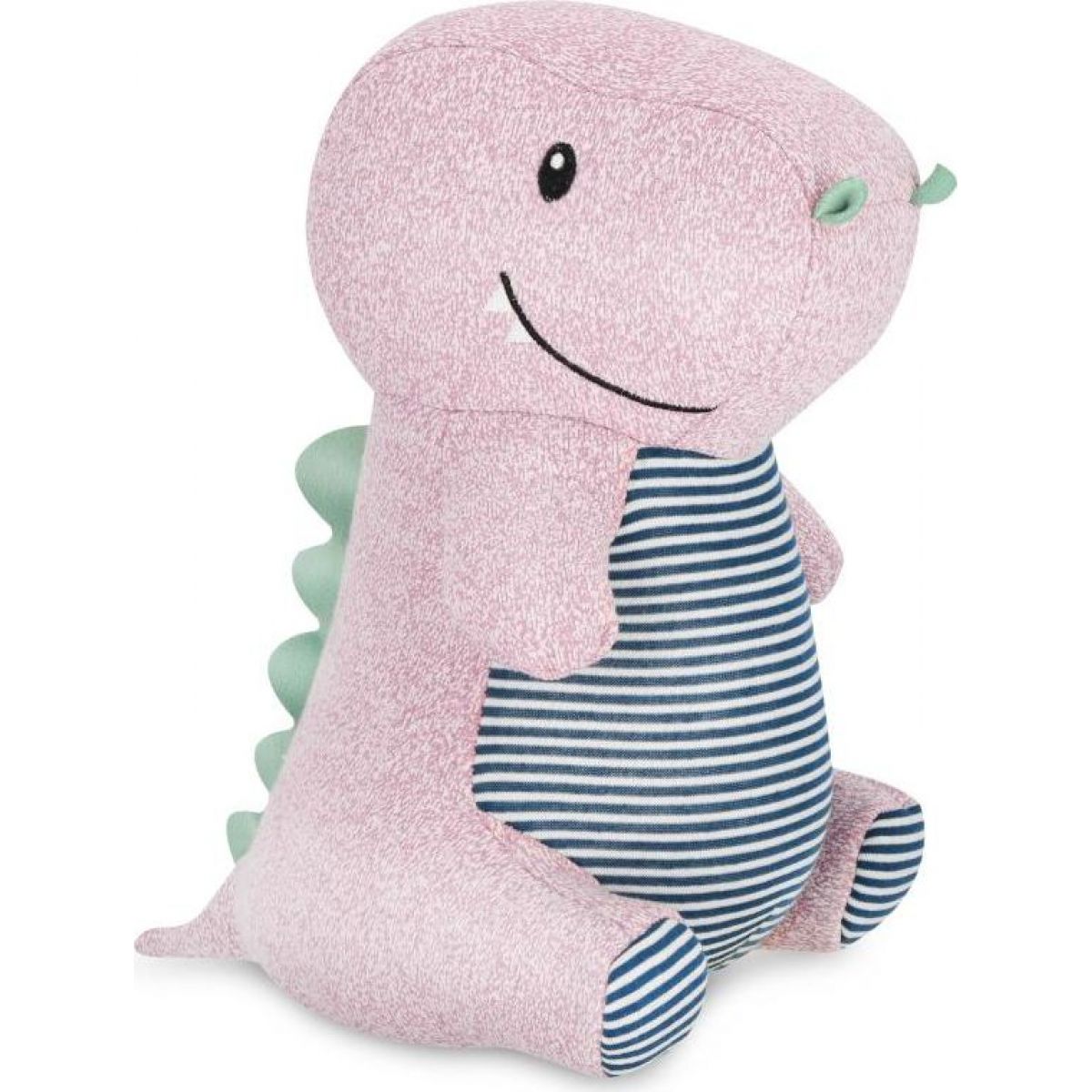 Spokey Cuddly Dětský cestovní polštářek a plyšová hračka 2 v 1 Hrošík 30 cm
