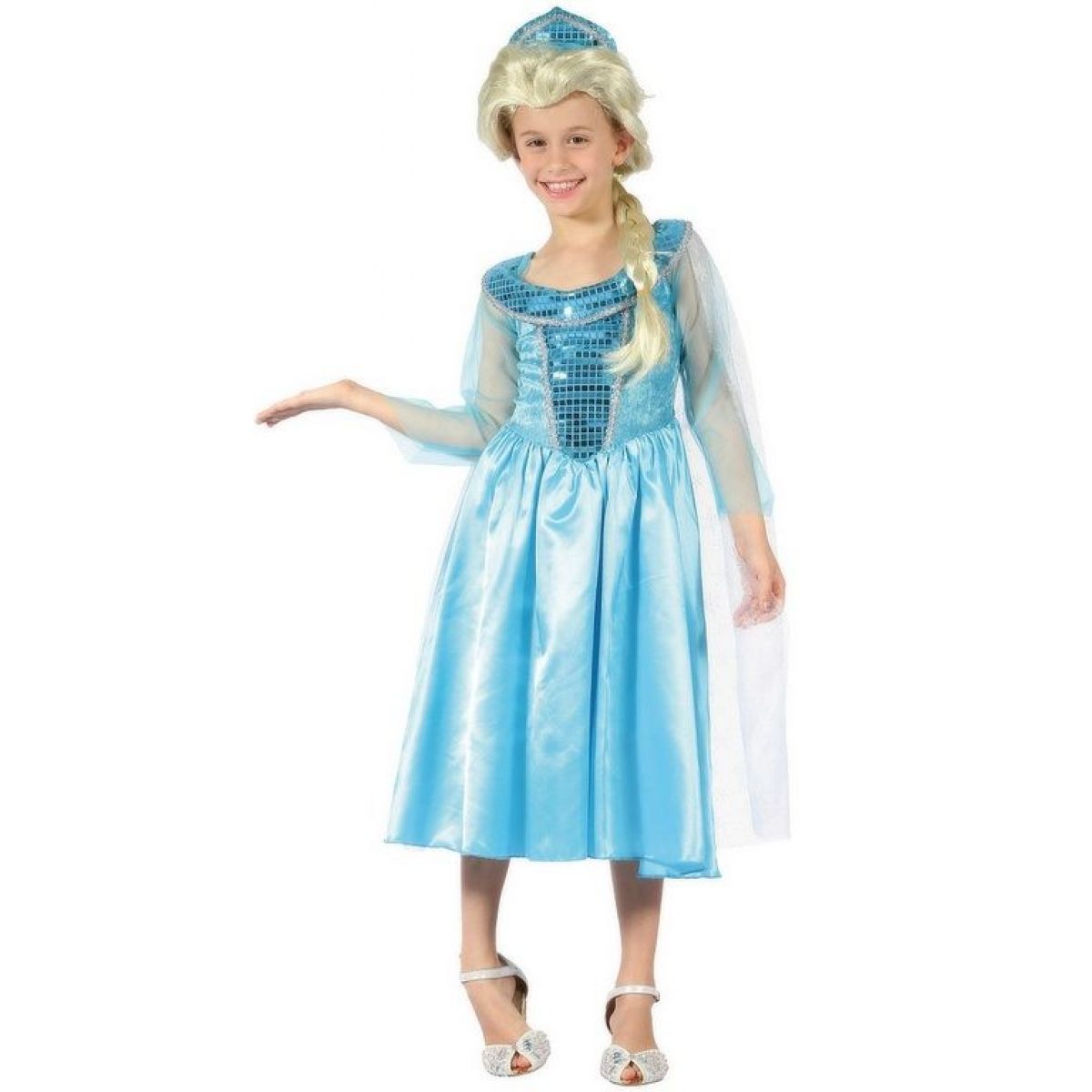 Made Dětský kostým Ledová princezna 120 - 130 cm