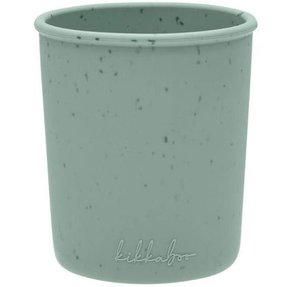 KikkaBoo Jídelní sada 5-dílná Platinum Silicone Sage