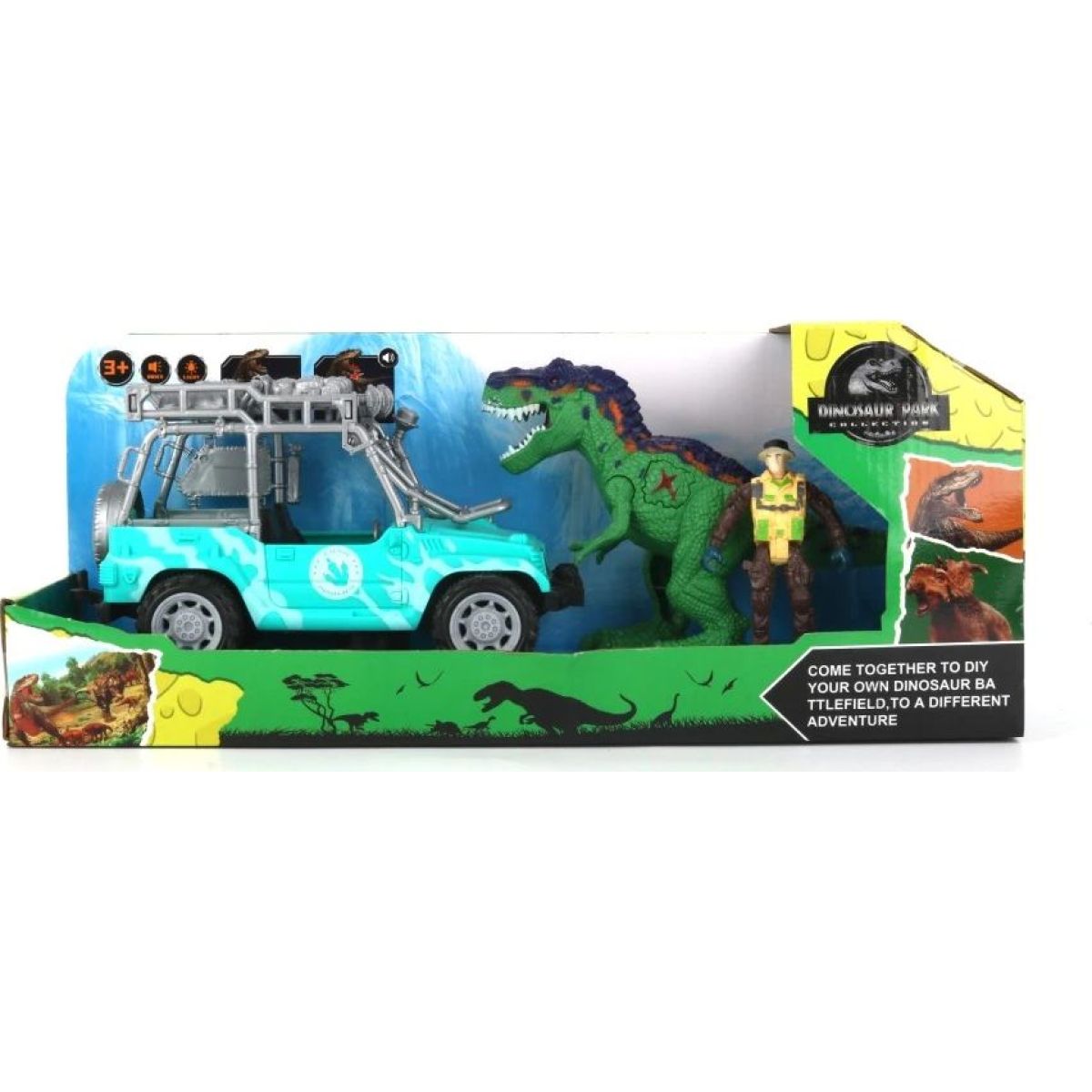 Alltoys Dinosauří set s autem (15)