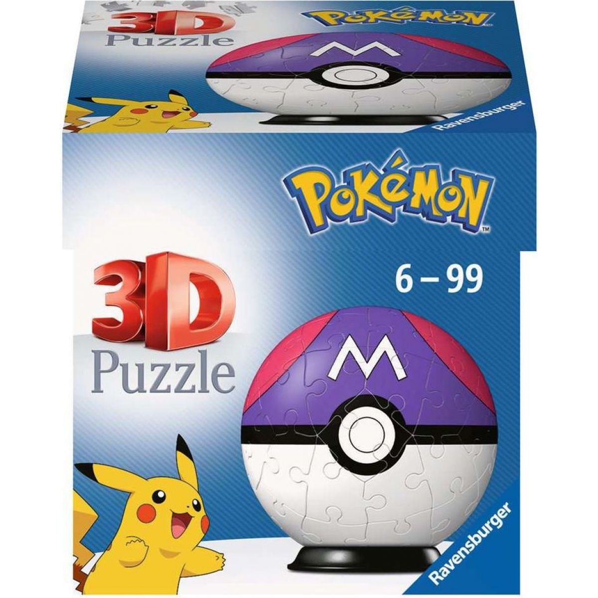 Ravensburger 115648 Puzzle-Ball Pokémon: Master Ball 54 dílků